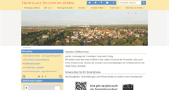 Desktop Screenshot of feuerwehr-zoerbig.de